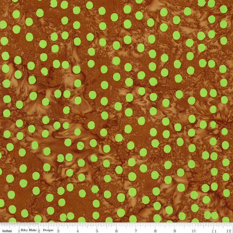Batiks Polka Pop Peridot Fern BT21400-325