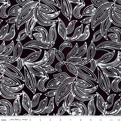 Expressions Batiks Blooms at Dusk Licorice Candy BT23373-129