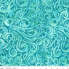 Expressions Batiks Daisy Dots Tempo Teal BT23401-277