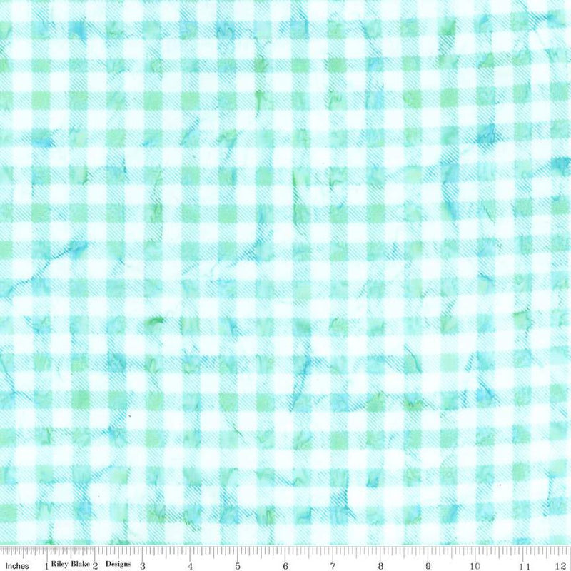 Expressions Batiks Daisy Dots Winter Mint BT23404-280