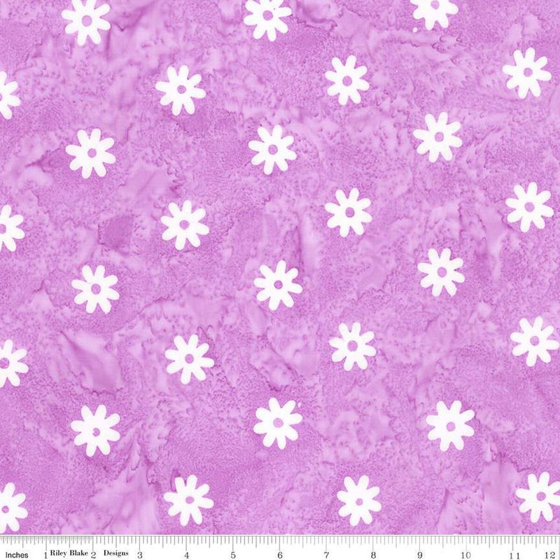 Expressions Batiks Daisy Dots Amethyst BT23405-171