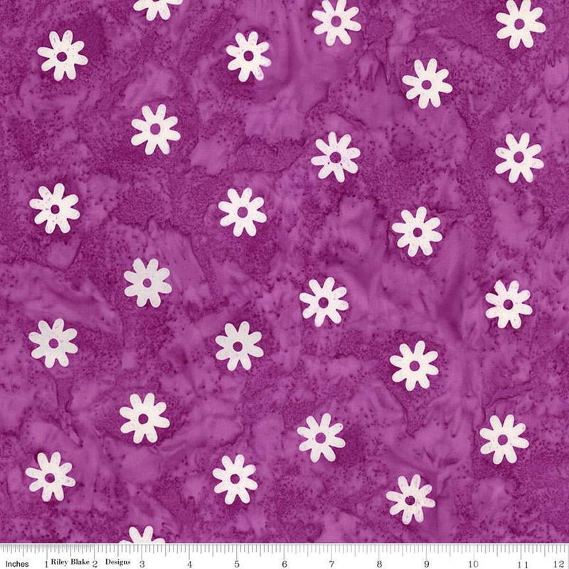 Expressions Batiks Daisy Dots Purple Haze BT23405-176