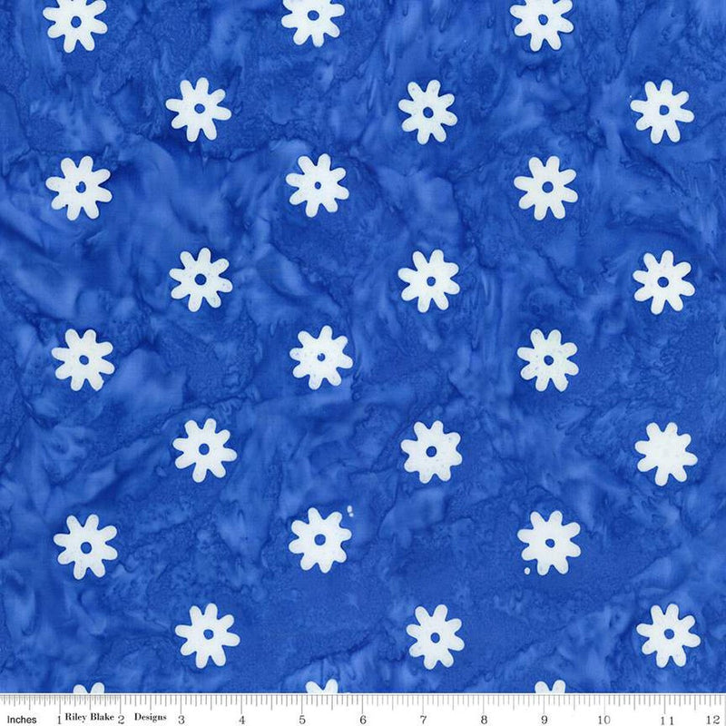 Expressions Batiks Daisy Dots Lapis BT23405-295