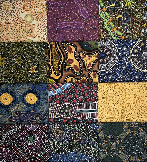 Aboriginal Bambillah Renewed 12 Fat Quarter Bundle