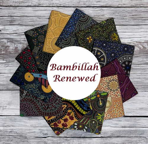 Aboriginal Bambillah Renewed 12 Fat Quarter Bundle