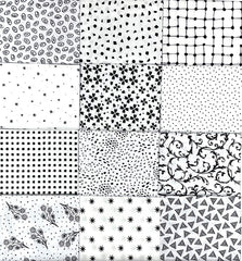 Black on White 12 Fat Quarter Bundle