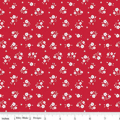 American Beauty Ditsy Red C14446-RED