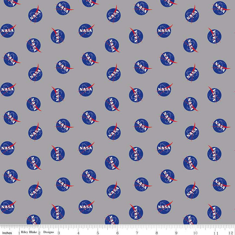 Outer Space by NASA Logo Toss C15484 Gray