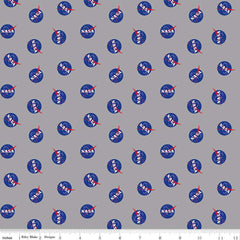 Outer Space by NASA Logo Toss C15484 Gray