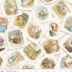 Peter Rabbit & Friends Main C15860-Pink