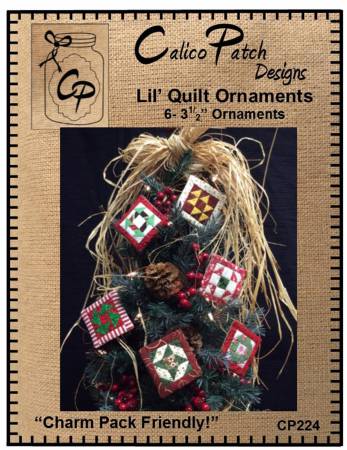 Calico Patch Designs Lil' Quilt Ornaments