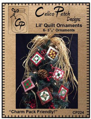 Calico Patch Designs Lil' Quilt Ornaments