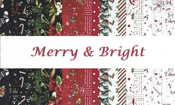 Merry & Bright Christmas 6" Design Roll