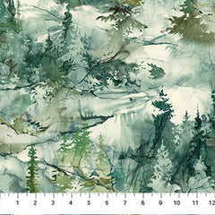 Northern Peaks Trees Dark Pine DP25168-78