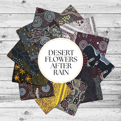 Aboriginal Desert Flowers After Rain 12 Fat Quarter Bundle