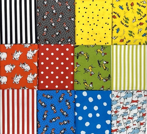 Dr. Seuss 12 Fat Quarter Bundle