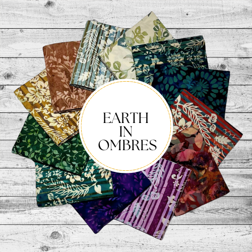 Earth in Ombres Batiks 12 Fat Quarter Bundle