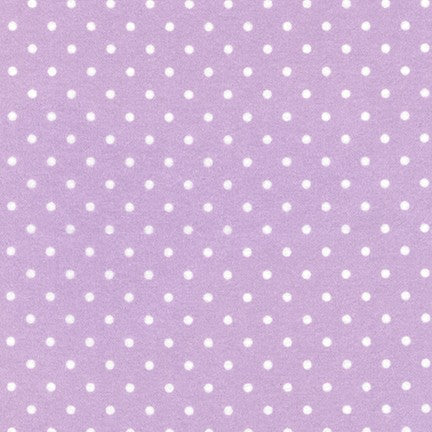 Cozy Cotton Dot Lavender Flannel