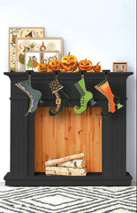 Ghoul Friends Witches' Boots Felt Panel FT16059-Panel