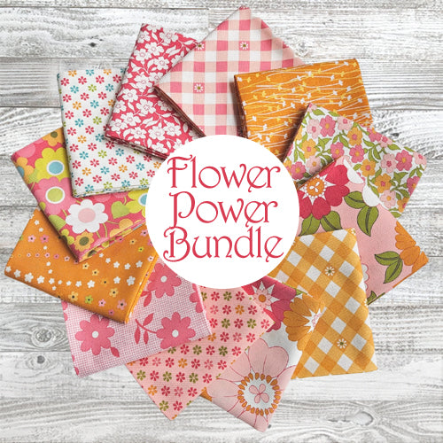 Moda Fabrics Flower Power Fat Quarter Bundle by Maureen McCormick 33710AB