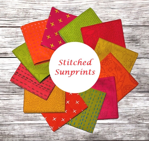 Stitched Sunprints 12 Fat Quarter Bundle