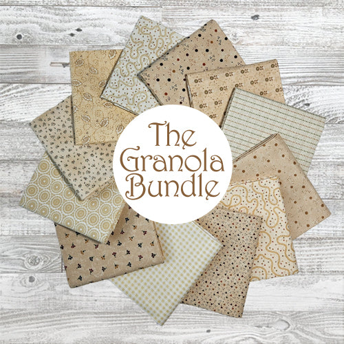 The Granola Background 12-Pack Fat Quarter Bundle