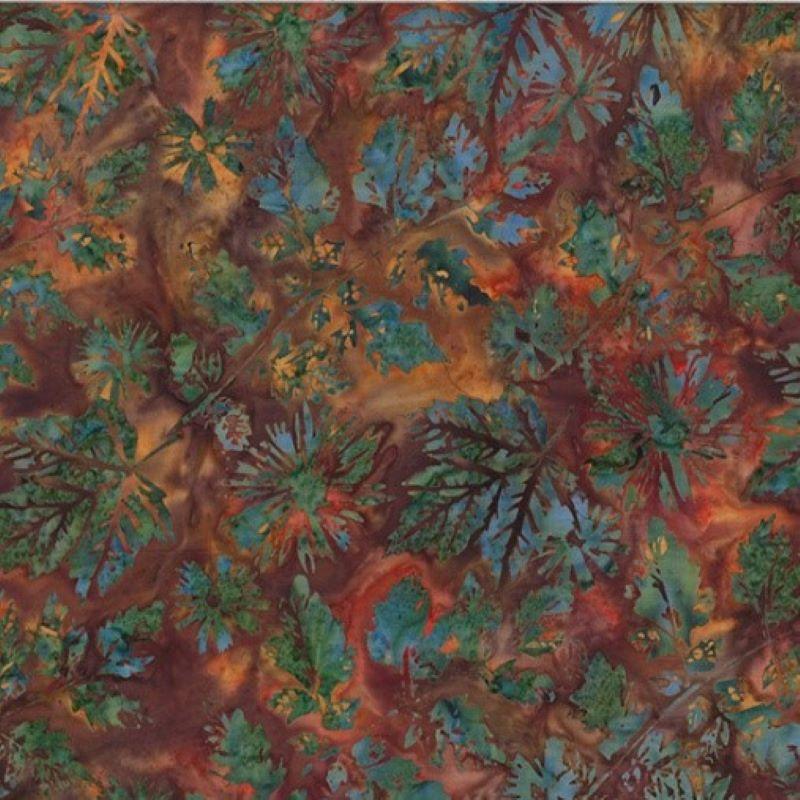 Bali Batik Veined Leaves Harvest V2547-116