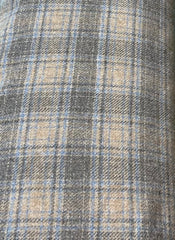 3711- Brown Plaid Wool