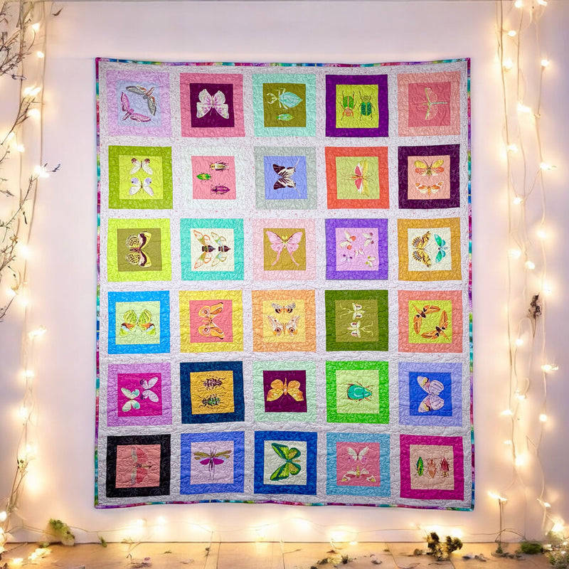Insectarium Gallery Wall Quilt Kit