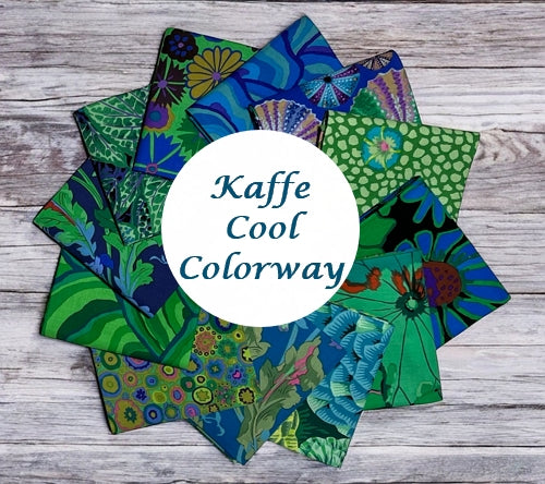 Kaffe Cool Colorway 12 Fat Quarter Bundle