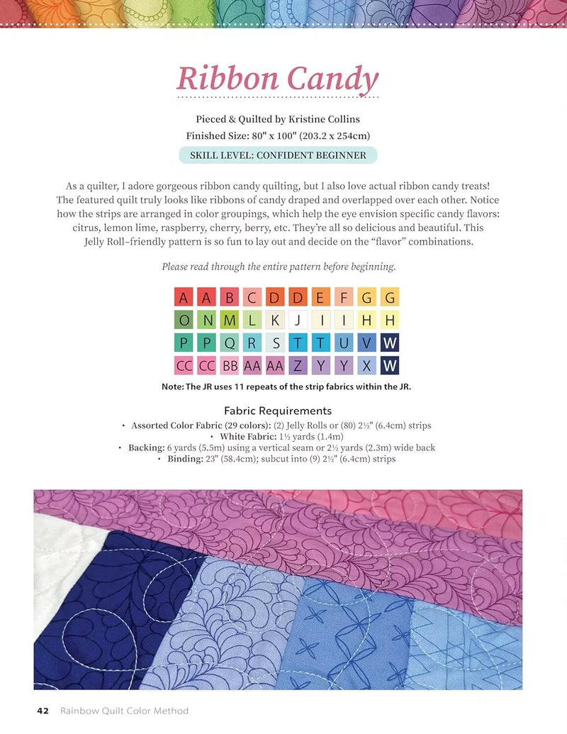 Rainbow Quilt Color Method Quilt Book
