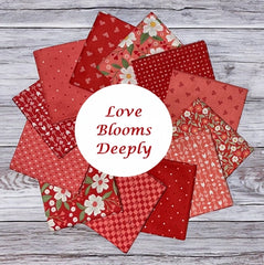 Love Blooms Deeply 12 Fat Quarter Bundle