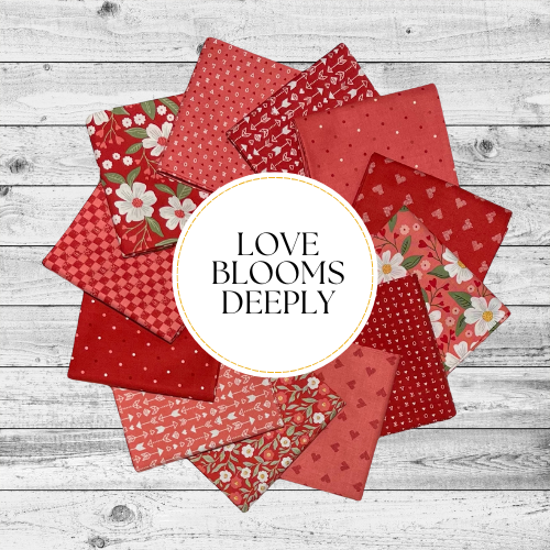 Love Blooms Deeply 12 Fat Quarter Bundle