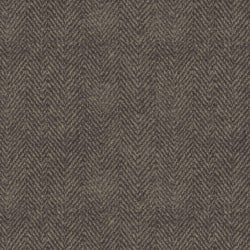 Woolies Flannel Herringbone Black Brown MASF1841-JK