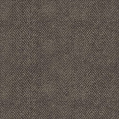 Woolies Flannel Herringbone Black Brown MASF1841-JK