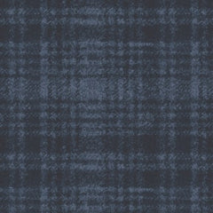 Woolies Flannel Windowpane Dark Navy MASF18501-N