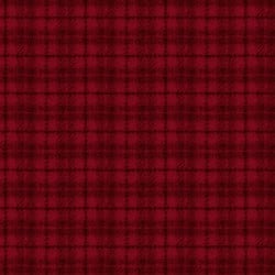 Woolies Flannel Plaid Red MASF18502-R