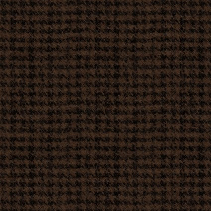 Woolies Flannel Houndstooth Espresso MASF18503-JA