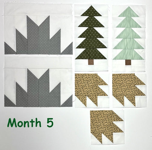 Enchanted Forrest Block of the Month Kit
