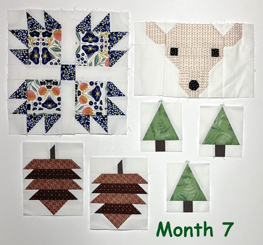 Enchanted Forrest Block of the Month Kit