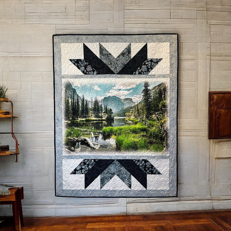 Lake in October Sky Quilt Kit