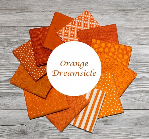 Orange Dreamsicle 12-Pack Fat Quarter Bundle