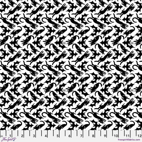 Spooky Cute Halloween Cat Scatter White PWMY001.White