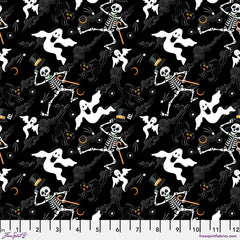 Spooky Cute Halloween Scary Sky Black PWMY003.Black