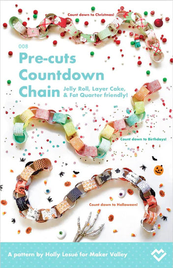 Pre-Cuts Countdown Chain Pattern