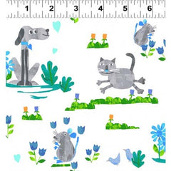 Raining Cats & Dogs 8 Fat Quarter Bundle