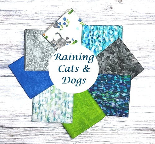 Raining Cats & Dogs 8 Fat Quarter Bundle