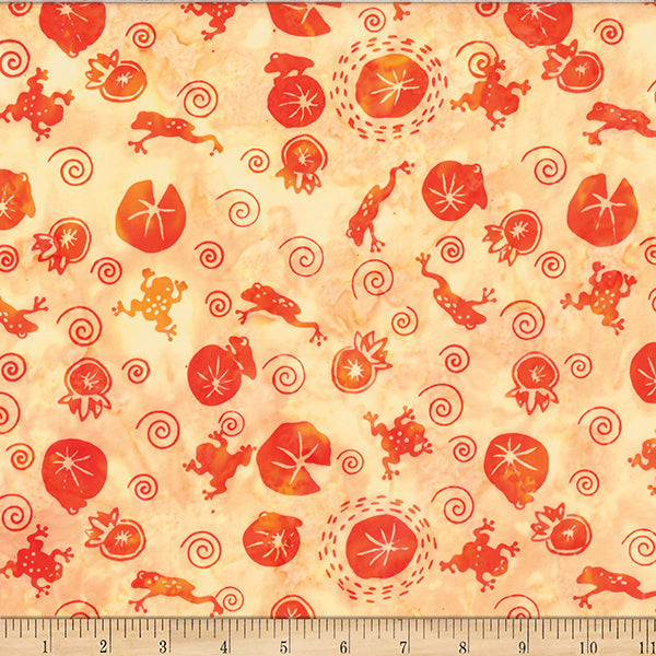 Frog Pond Jelly Batik Orange SC4-13