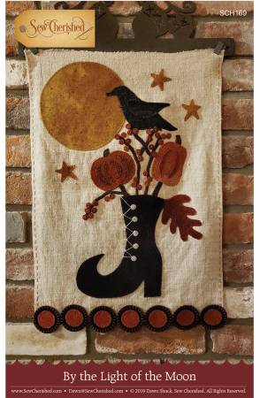 By the Light of the Moon Wool Applique Pattern
