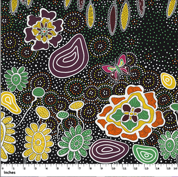 Aboriginals Summertime Rainforest Black